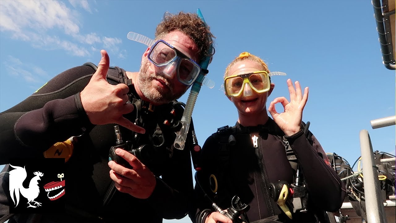 Burnie Vlog: Scuba Diving at the Great Barrier Reef | Rooster Teeth