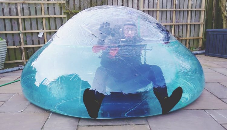 I Went Scuba Diving in a Zorb Ball & You Have to See What Happened… (Swimming on Land Challenge)