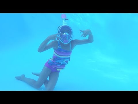 Fun Swimming with 180 Degree Full Face Diving Snorkel | Toys Academy