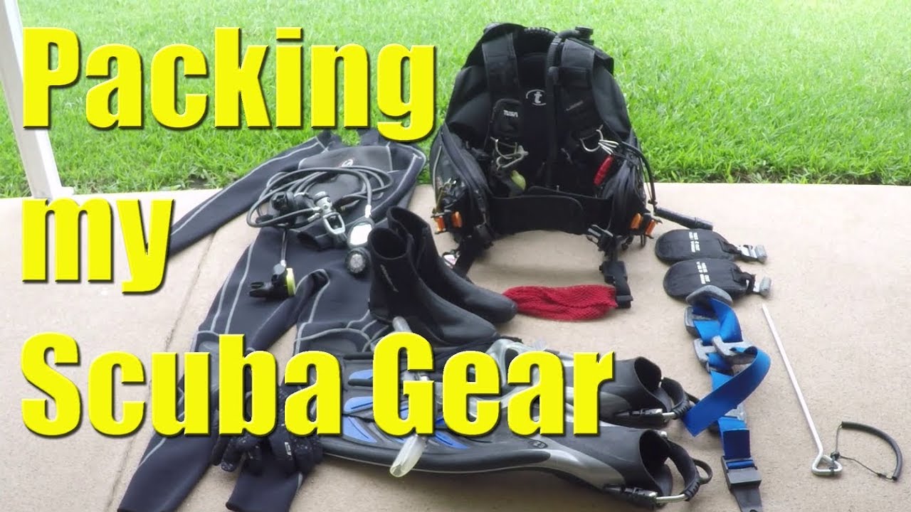 Scuba Diving - How To Pack Your Scuba Diving Gear #ScubaDive #ScubaDiving