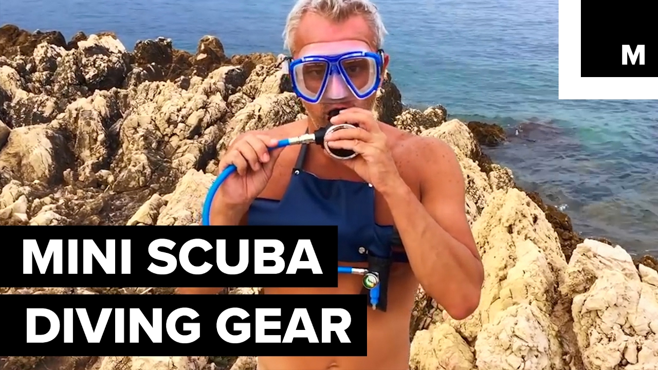 Mini scuba diving gear