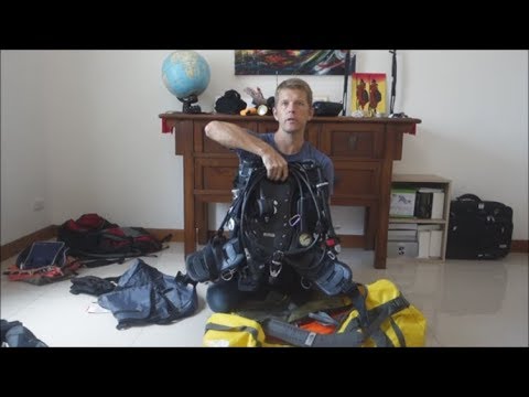 Packing the dive bag for travel and liveaboard