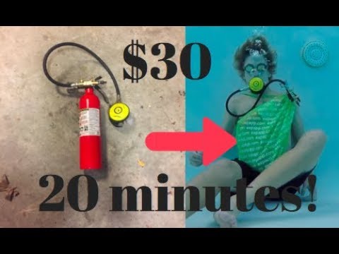 How to make a simple scuba tank