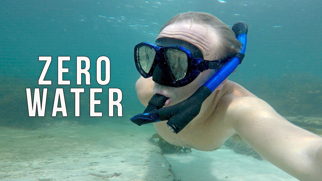 No Water In Your Mouth With The Wonice Water-Air Separated Dry Top Snorkel Mask
