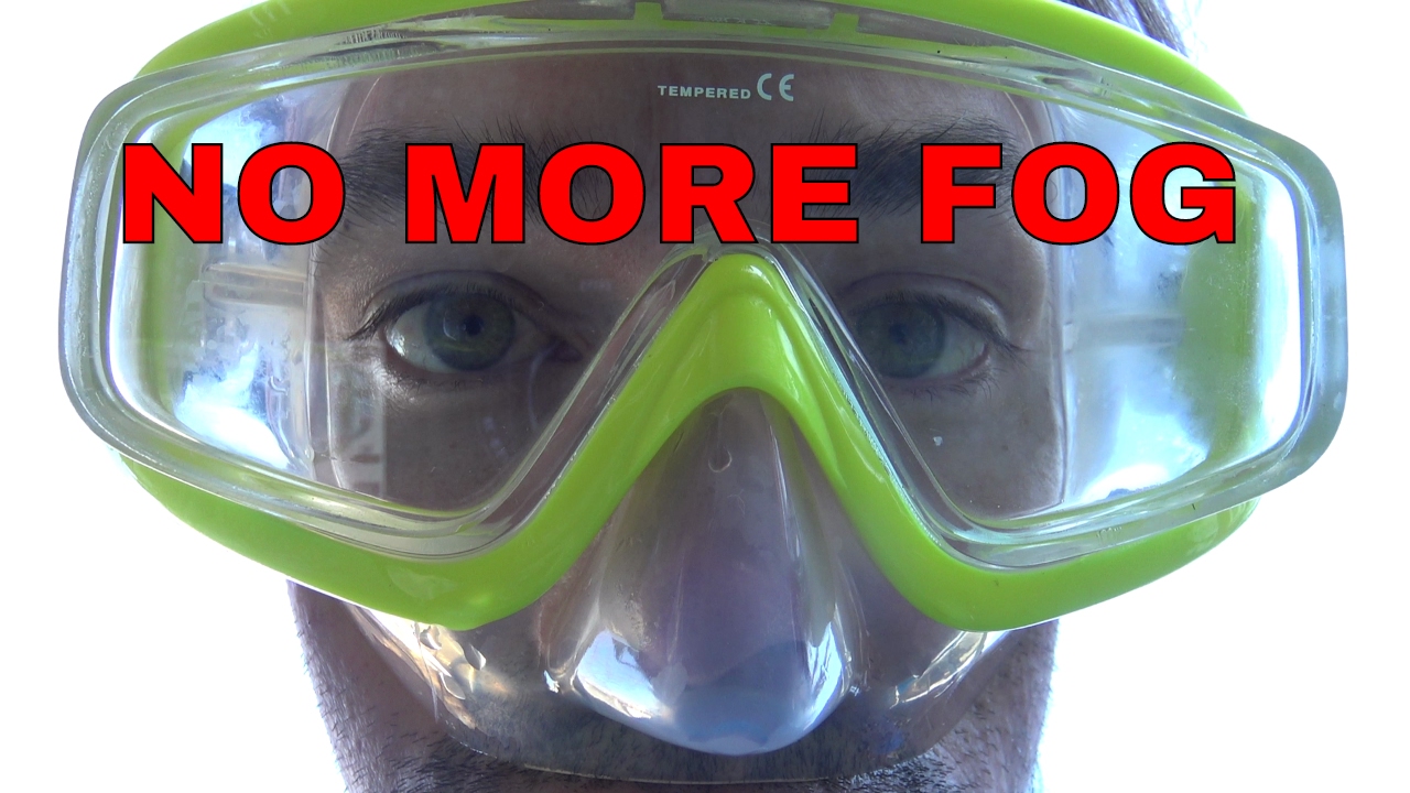 How to make your diving mask not fog - Stop scuba diving mask from fogging