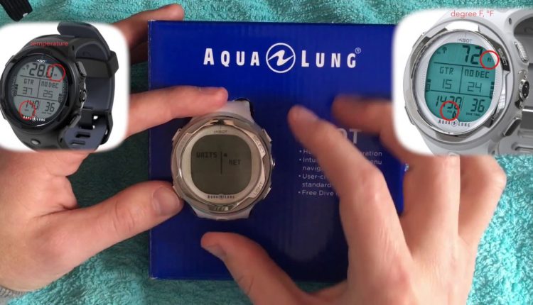 Aqualung i450T functions and accessories