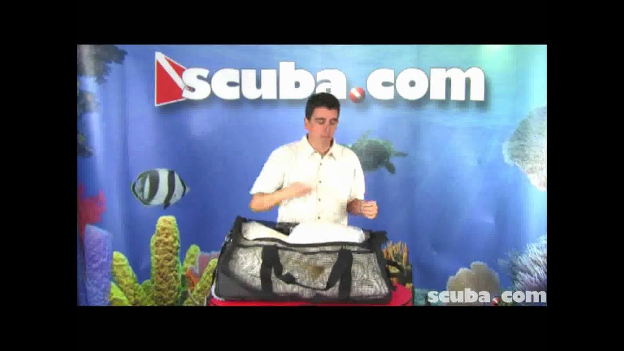 XS Scuba Wheeled Mesh Duffel Bag Video Review