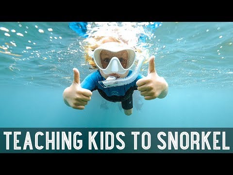 How to Teach Kids to Snorkel in the Ocean /// WEEK 104 : Belize