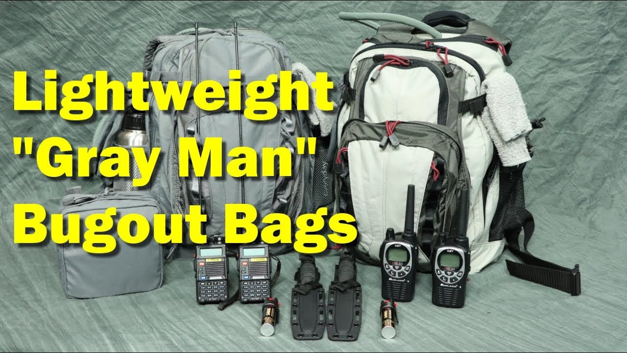 Best "Gray Man" Bugout Bags for Two (and why they include SCUBA gear ?!!)