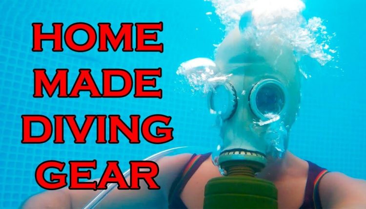 HOME MADE DIVING GEAR FROM A COLD WAR GAS MASK