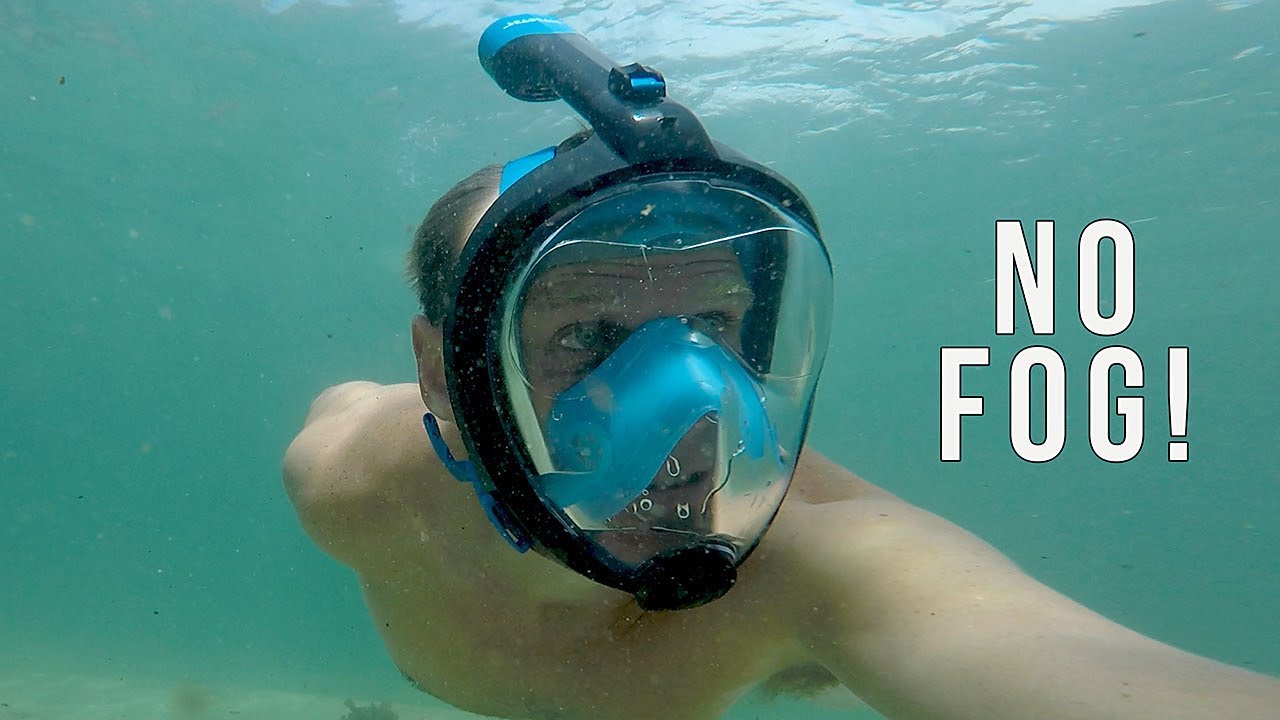 The Only 100% Fog Free Full Face Snorkel Mask - Seabeast AF90