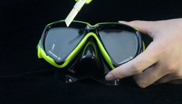 Tempered Glass Anti Scrached Diving Snorkeling Swimming Mask