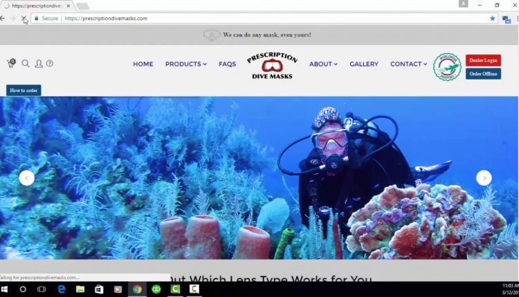 How To Place an Order With Prescription Dive Masks