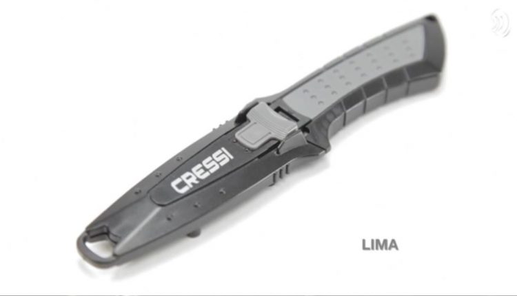 Cressi Lima Divers Knife | www.watersportswarehouse.co.uk