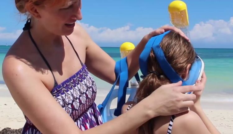 The Full Mask Snorkel Great for Kids