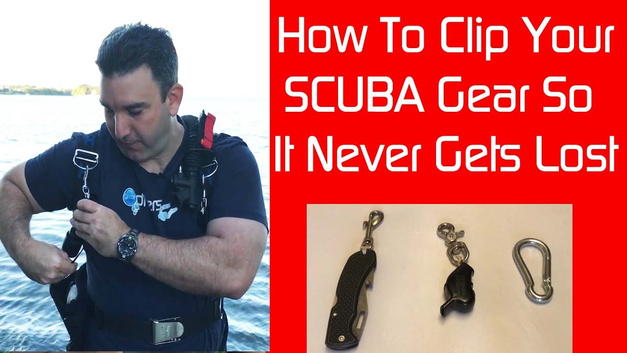 Choosing SCUBA Gear Clips - How To Never lose Your Valuable Dive Gear Again!