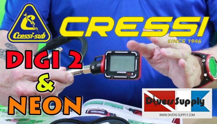 Cressi DIGI 2 and NEON sneak peek *** Digital Dive Console