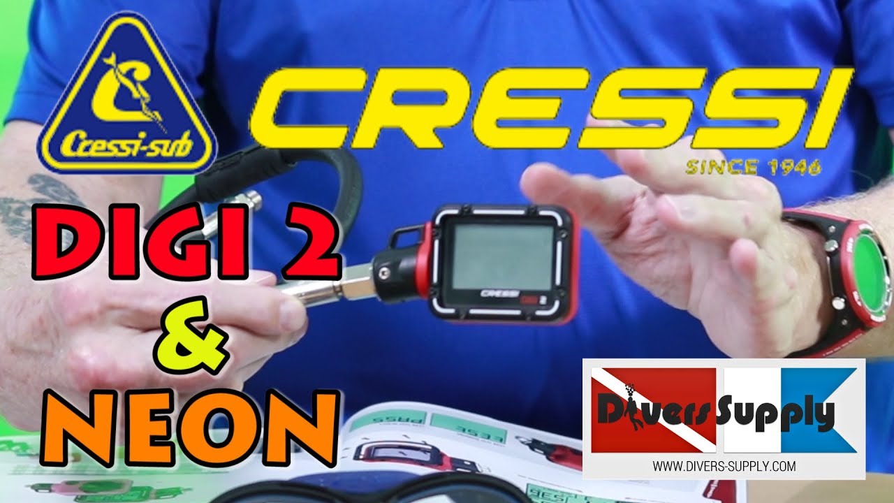 Cressi DIGI 2 and NEON sneak peek *** Digital Dive Console