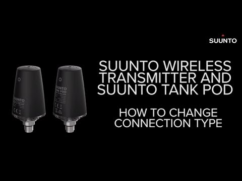 Suunto Transmitter and Suunto Tank POD - How to change connection type