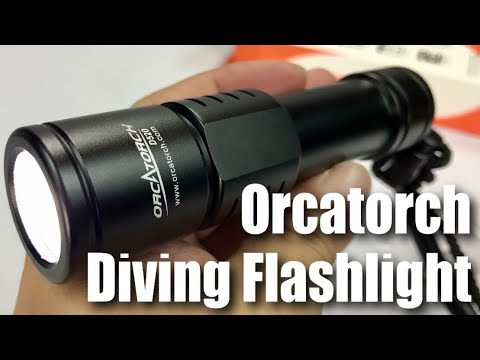 ORCATORCH D520 Scuba Diving Flashlight 1000 Lumen LED Light Review