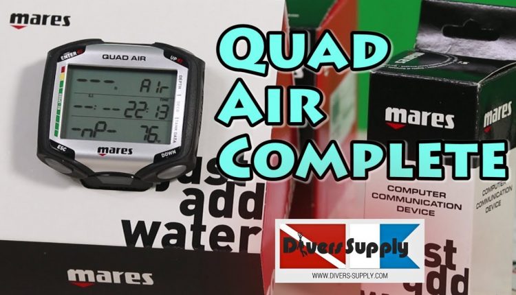 2019 Mares Quad Air Complete*** Hose-less Air Integrated Dive Computer