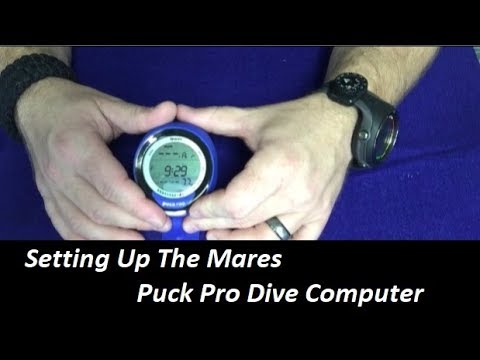 Setting Up The Mares Puck Pro Dive Computer
