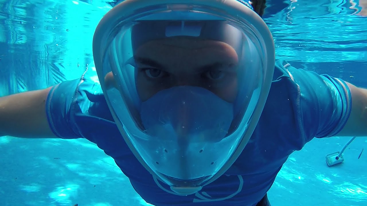 GoPro Snorkelling Full Face Mask Review | DansTube.TV