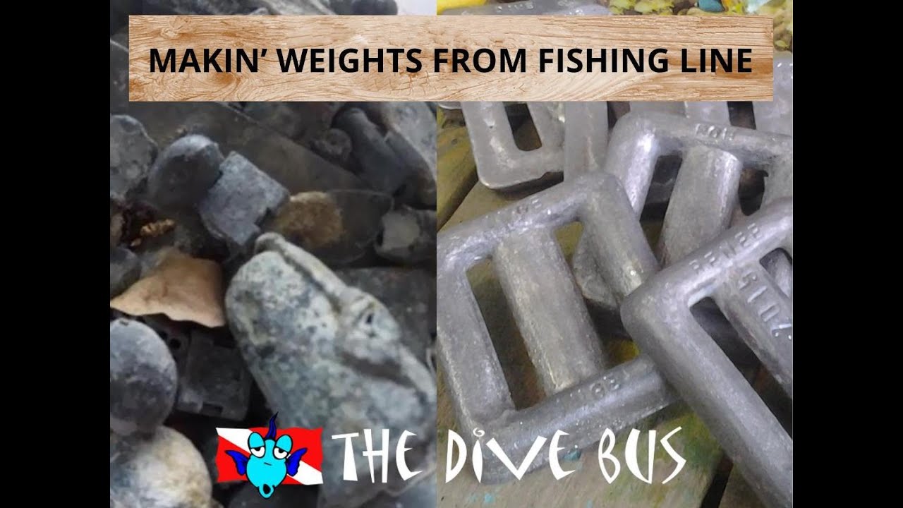 From trash to treasure: making divers weights from fishermen's lead