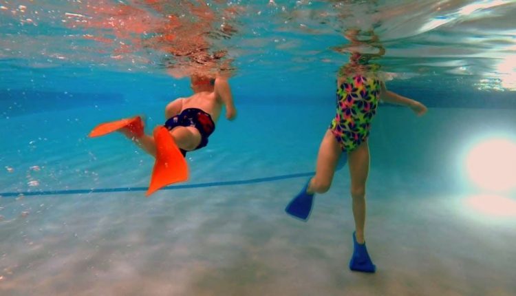 Swim Faster with Fins