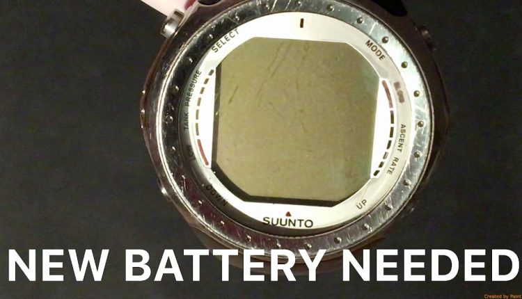 Suunto D9 Dive Computer battery replacement