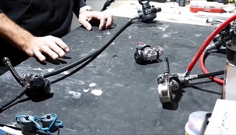 Sidemount Regulator Setup