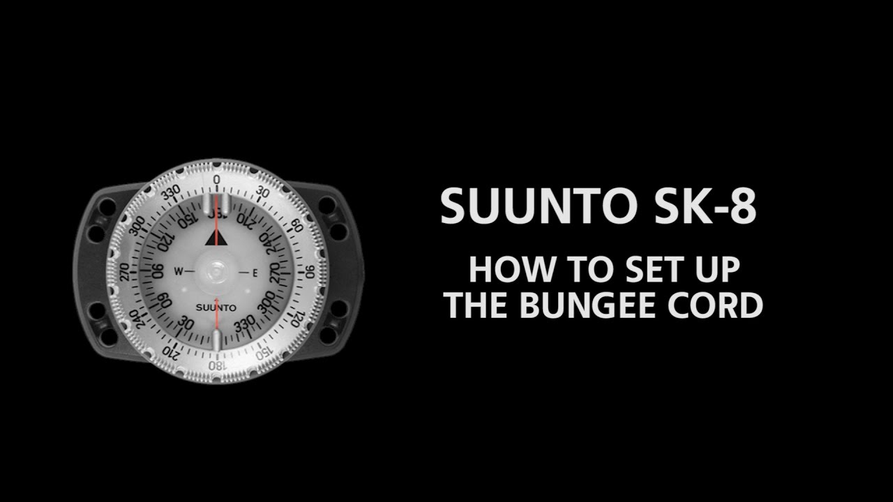 Suunto SK-8 - How to set up the bungee cord