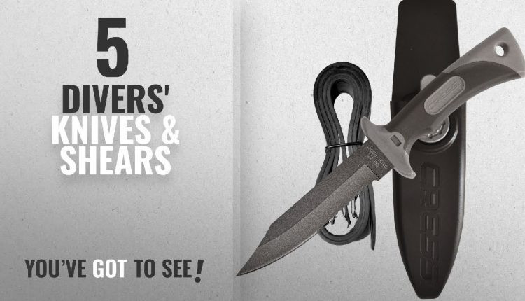 Top 10 Divers' Knives & Shears [2018]: Cressi Victory Diving Knife Includes Strap with High Quality