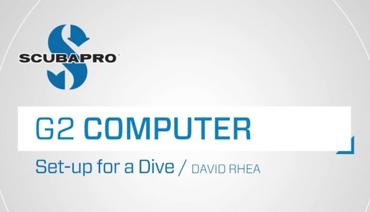 Diving with SCUBAPRO G2 Dive Computer