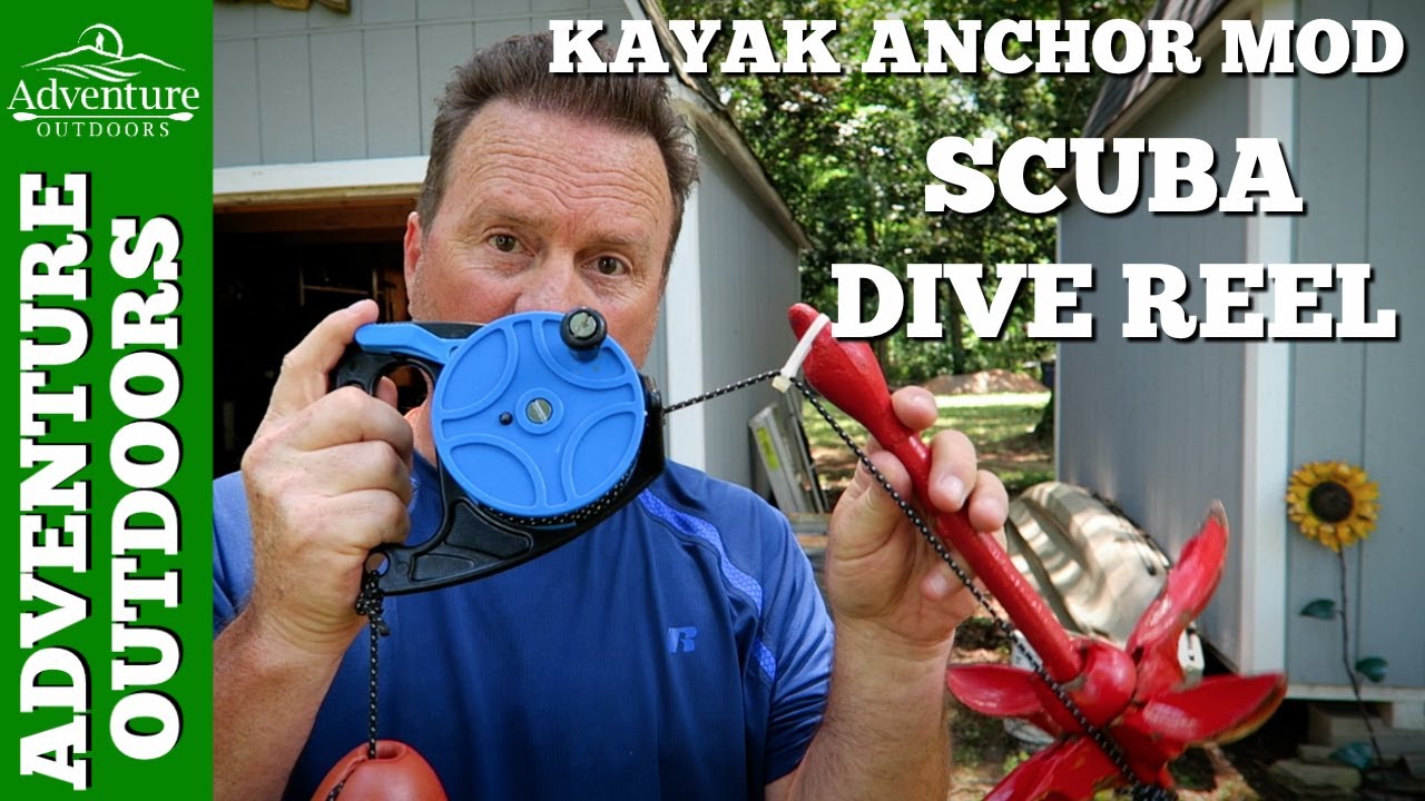 Kayak Anchor Line Storage Mod With Scuba Dive Reel ~ I Like It