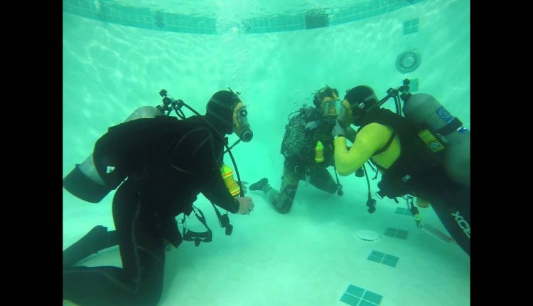 DIVE-SAR Full Face Mask Diver training