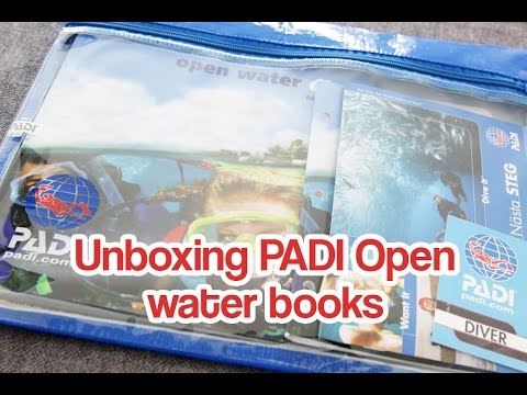 Unboxing PADI Open water books | #24