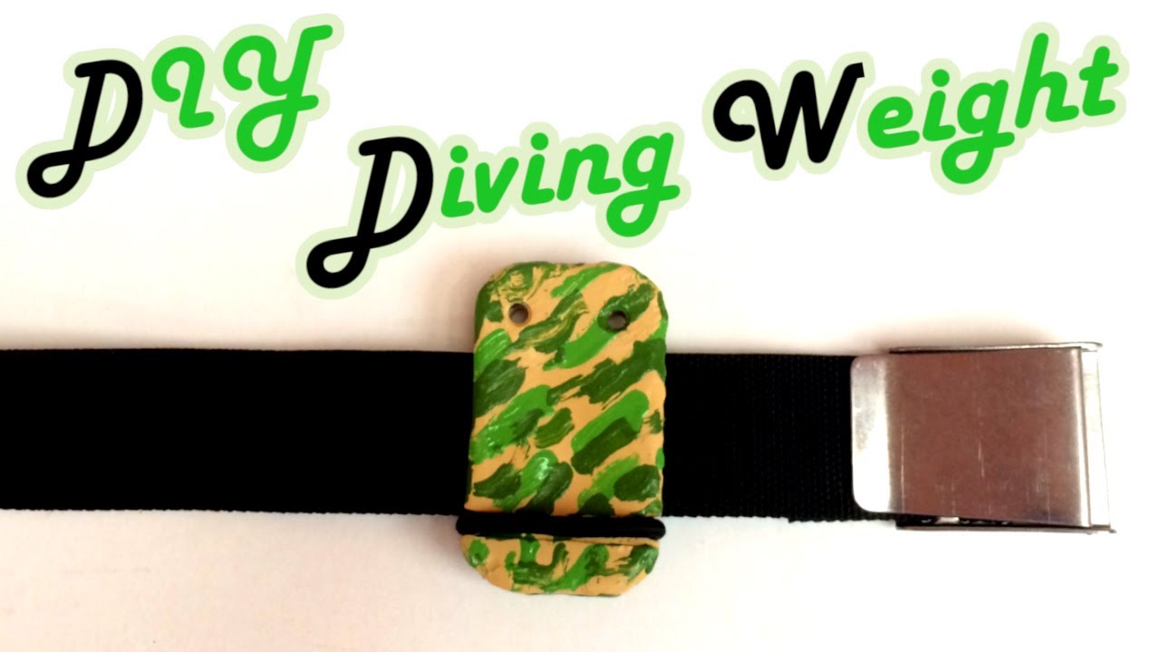 Tutorial - DIY - Melt your own Diving Weight - Quick release Camouflage