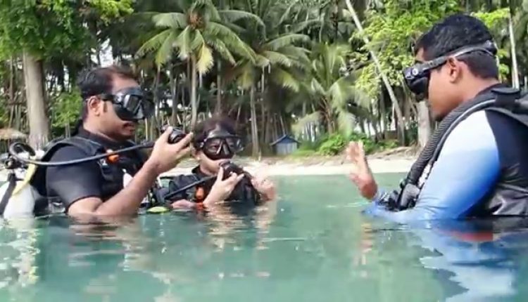 Scuba Diving instructions at Havelock Island