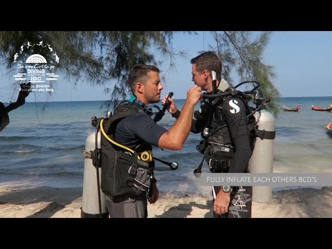 PADI Buddy Check BWRAF PADI IDC & Divemaster Skill Circuit