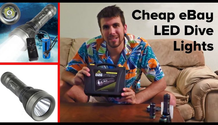 Scuba Dive LED Lights Review - XM-L T6 and Xtar D26