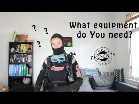 What scuba diving equipment do beginers need? // Crazydivers