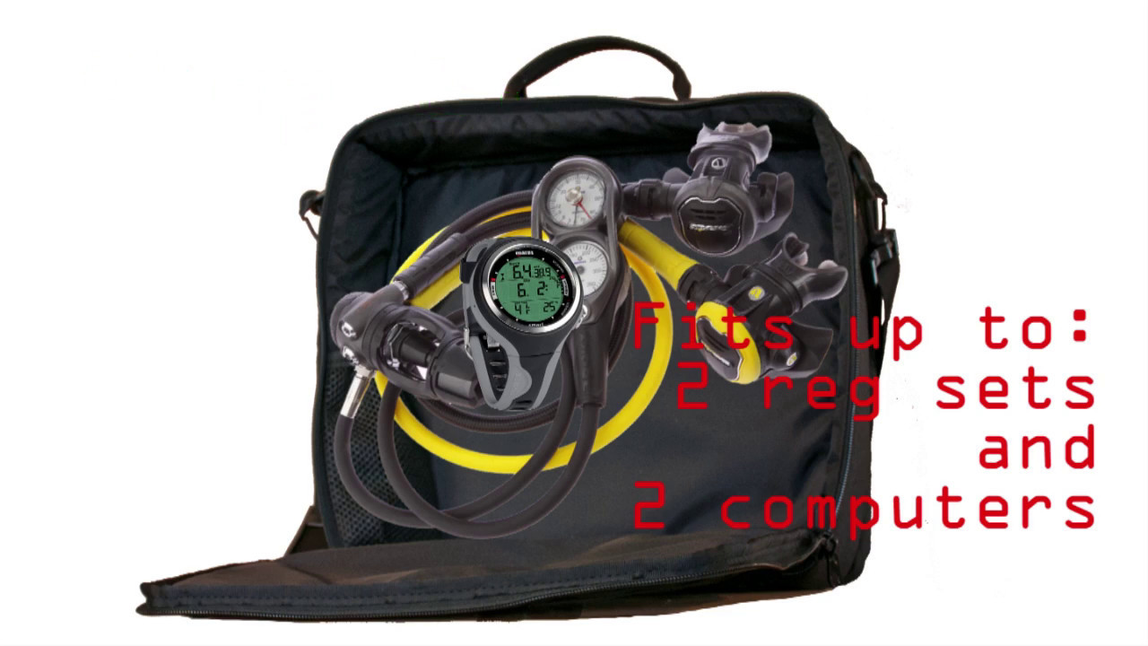 Best SCUBA Regulator Bag Ever - with Laptop Compartment!
