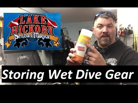 Storing Wet Dive Gear While Traveling