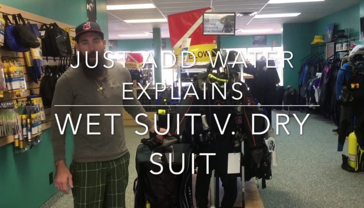 Wet suit vs dry suit