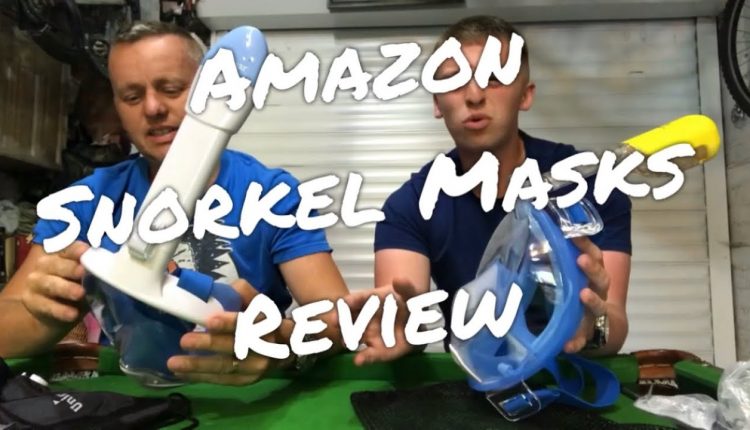 AMAZON SNORKEL MASKS REVIEW “AUTOXEL” & “UNIGEAR” fullface snorkel mask