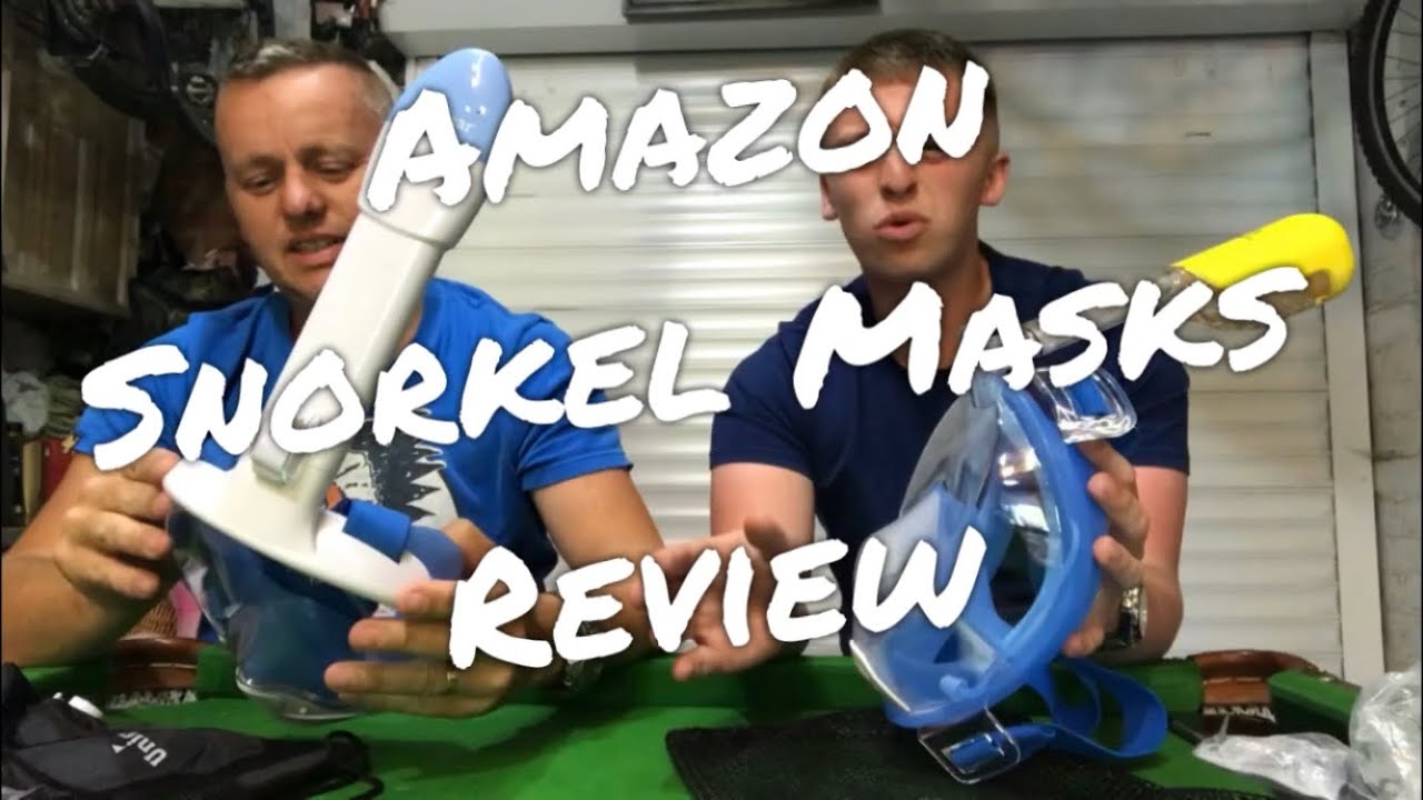 AMAZON SNORKEL MASKS REVIEW “AUTOXEL” & “UNIGEAR” fullface snorkel mask