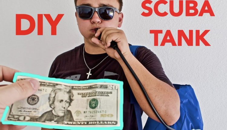 How To Make A DIY Scuba Tank for Under $20 at Walmart!!