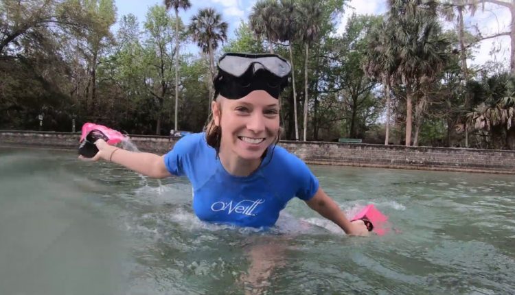 @TrinaMason rash guard free diving pure bliss happiness underwater alexander springs