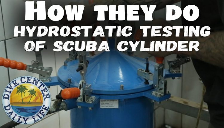 Scuba cylinder hydrostatic testing  & visual inspection